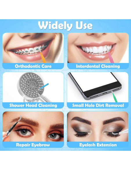 120 Cepillos Interdentales MAPVOLUT, Limpieza Oral Eficaz