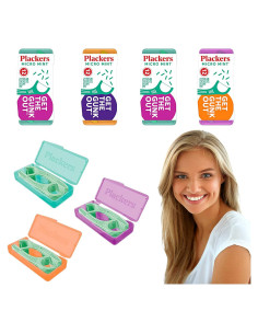 Hilo Dental Plackers Micro Menta 12 Unidades con Estuche