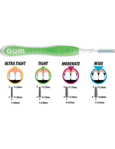 Limpiadores Interdentales GUM Proxabrush 872H - 10 Unidades