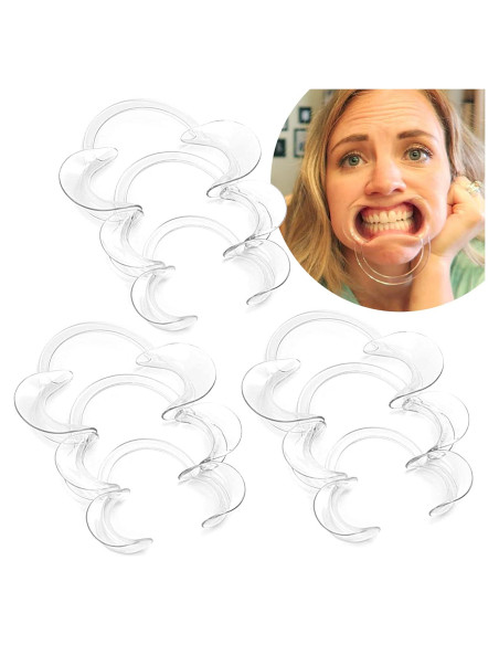 Retractor Dental de Mejilla LabAider, Paquete de 9 Autoclavable