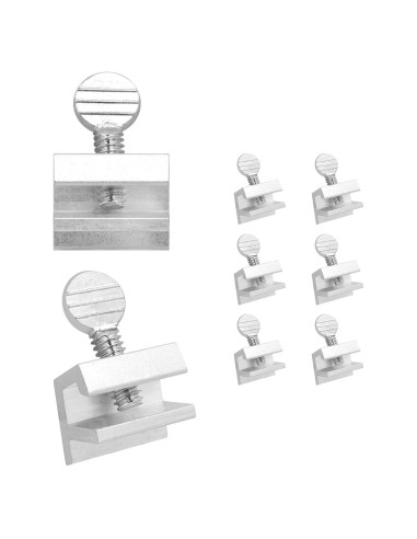 Candados de Seguridad para Ventanas Deslizantes Nuk3y - Aluminio, Paquete de 8