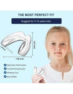 Protector Bucal Niños Longevity Turtle 4 Piezas Anti Bruxismo 2