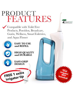 Tanque de Agua Extendida ToiletTree para Irrigador Oral - 1 Punta 2