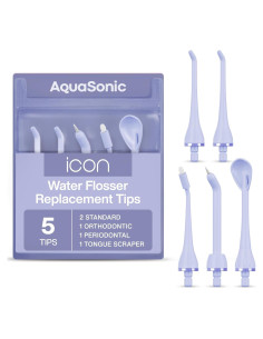 Consejos de Reemplazo AquaSonic Icon - 5 Piezas para Irrigador