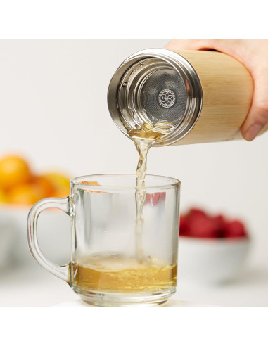 Taza de Viaje de Bambú Aislada Sacred Lotus Love 1L