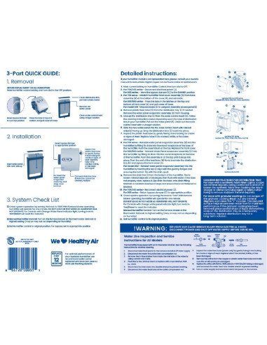 Filtro de Panel de Agua Humidificador AprilAire 35 - 25.4x33 cm