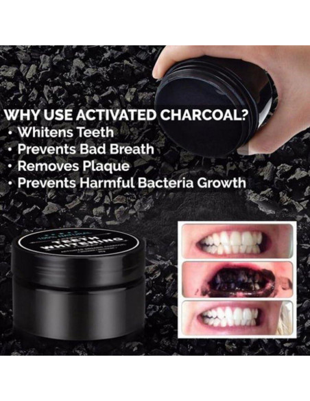 Paquete de 2 Polvos Blanqueadores de Dientes YALFEN 30g