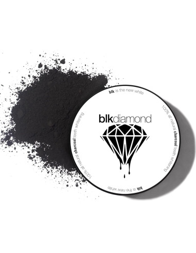 Polvo Blanqueador Dental de Carbón Activado Blkdiamond 59g