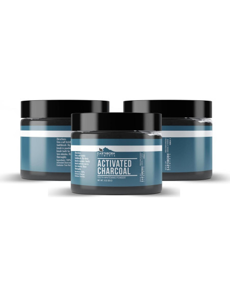 Carbón Activado Earthborn Elements 85 g - Blanqueamiento Dental Vegano