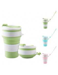 Set de 3 Tazas Plegables de Silicona SWINILAYA 350 ml