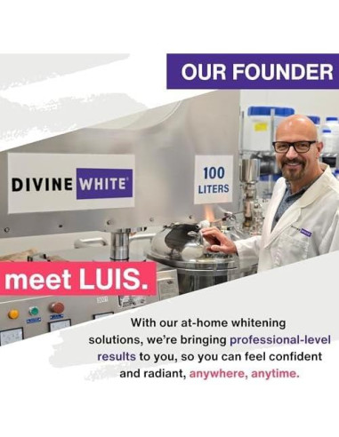 Polvo Blanqueador Dental Carbón Blanco Divine White 30g