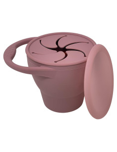 Taza de Snack Plegable BraveJusticeKidsCo Rosa 238ml