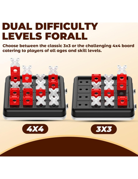 Juego de Mesa 3D Tres en Raya Epstur - Viaje y Diversión