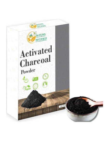 Polvo de Carbón Activado 100% Grado Alimenticio 99.22 g