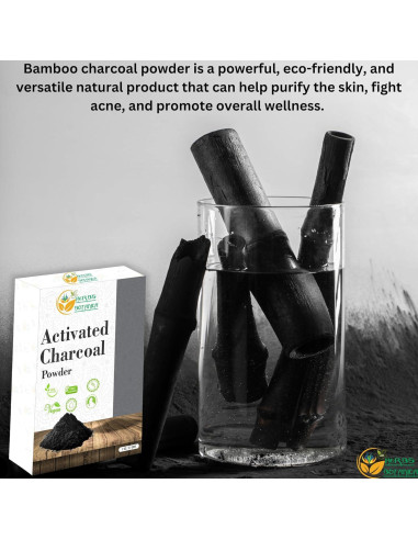 Polvo de Carbón Activado 100% Grado Alimenticio 99.22 g