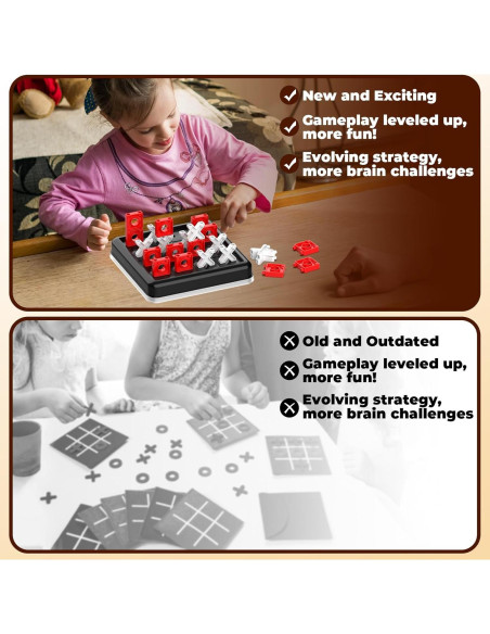 Juego de Mesa 3D Tres en Raya Epstur - Viaje y Diversión