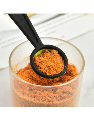 Juego de 8 Tazas y Cucharas Medidoras Silicona VUFVOID