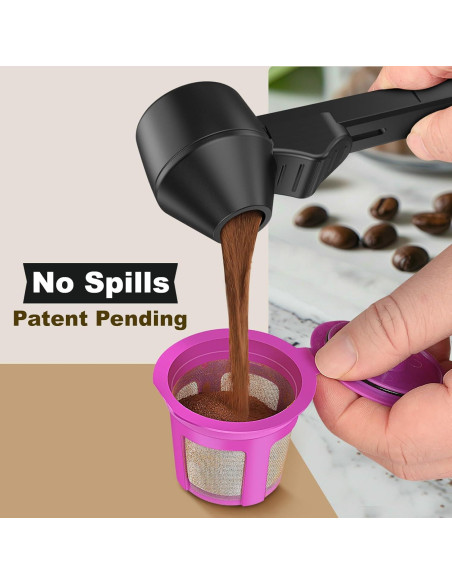 Cucharón con embudo Lov Sprout para café K reutilizables 30ml