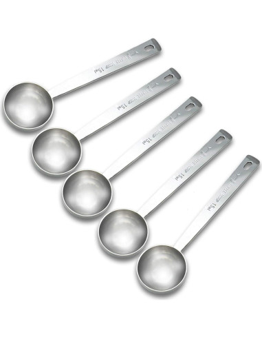 Cucharada Medidora Timoo 15ml Acero Inoxidable Mango Largo