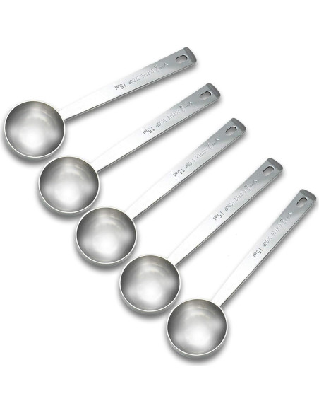 Cucharada Medidora Timoo 15ml Acero Inoxidable Mango Largo