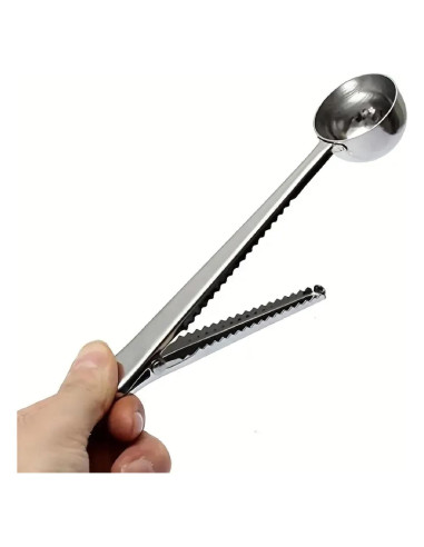 Cucharón Clip Acero Inoxidable SEDLAV - Medición Café