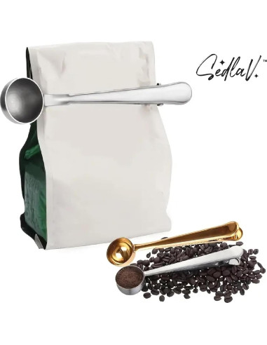 Cucharón Clip Acero Inoxidable SEDLAV - Medición Café