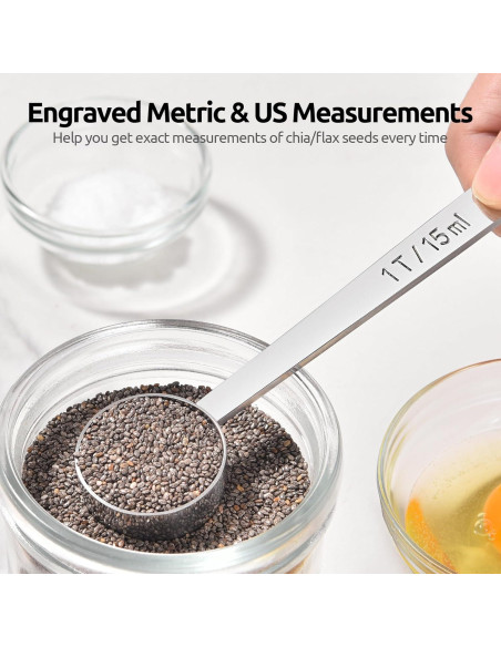 Cucharón Medidor U-Taste Acero Inoxidable 15ml 10.9cm