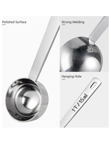 Cucharón Medidor U-Taste Acero Inoxidable 15ml 10.9cm