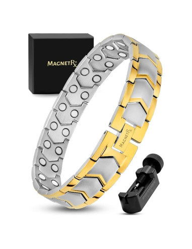 Pulsera Magnética MagnetRX de Acero Inoxidable Ajustable