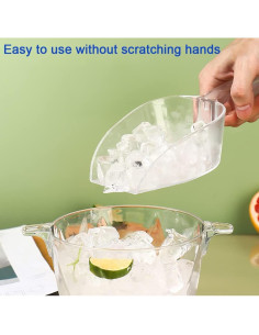 Set 6 Piezas Cucharones y Pinzas Transparentes findTop 2