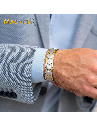 Pulsera Magnética MagnetRX de Acero Inoxidable Ajustable