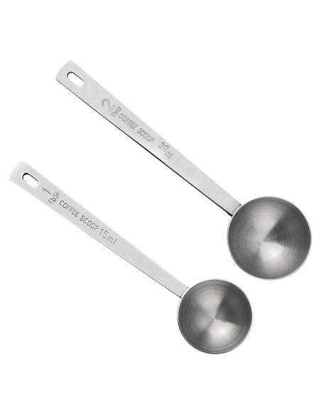 Cucharas Medidoras de Acero Inoxidable Gosknor 15ml y 30ml