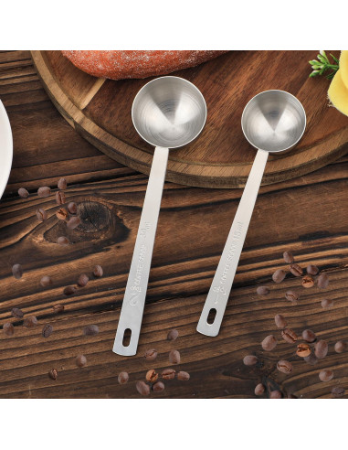 Cucharas Medidoras de Acero Inoxidable Gosknor 15ml y 30ml