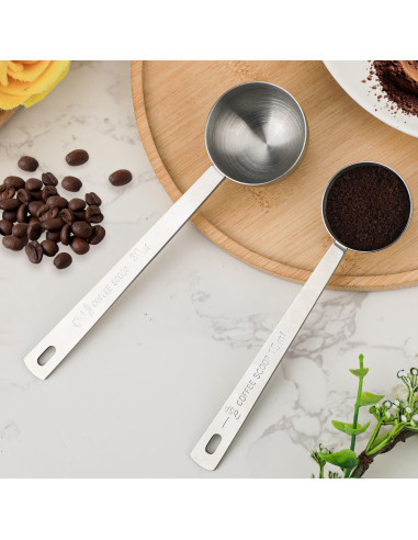 Cucharas Medidoras de Acero Inoxidable Gosknor 15ml y 30ml
