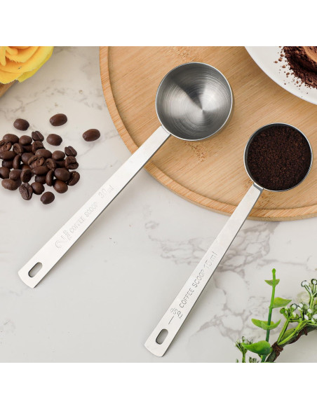 Cucharas Medidoras de Acero Inoxidable Gosknor 15ml y 30ml