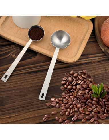 Cucharas Medidoras de Acero Inoxidable Gosknor 15ml y 30ml