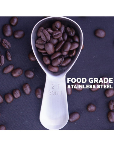 Cucharada de Café Planetary Design 30 ml Acero Inoxidable Negro