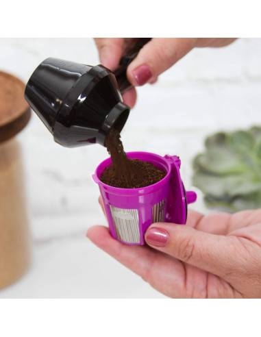 Cuchara y embudo Perfect Pod EZ-Scoop para K-Cups reutilizables