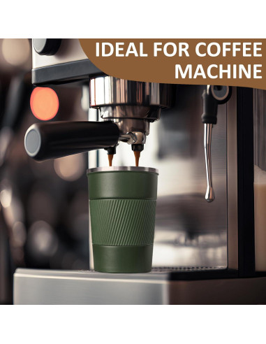 Paquete de 4 Tazas de Café Aisladas ATZNZIK 380ml