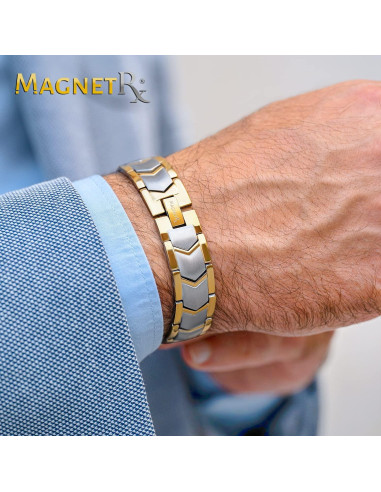 Pulsera Magnética MagnetRX de Acero Inoxidable Ajustable