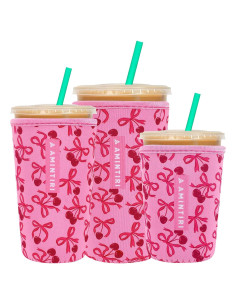 Paquete de 3 Fundas Reutilizables Amintiri para Taza de Café