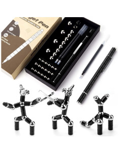 Bolígrafo Magnético Juboury Antiestrés 18.8x9.1cm Negro 2