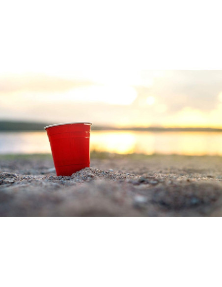 Vasos Reutilizables Rolling Sands 473ml Aqua - Paquete de 2