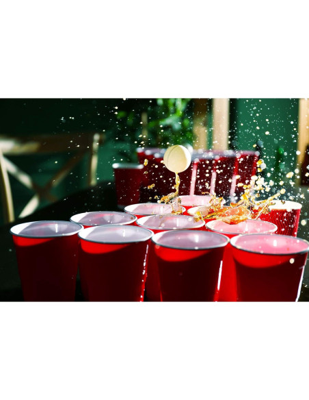 Vasos Reutilizables Rolling Sands 473ml Aqua - Paquete de 2