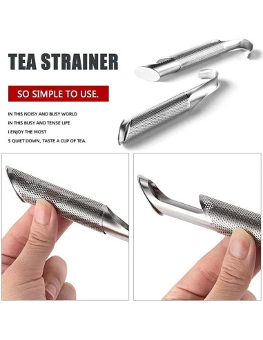 Filtro de Té Acero Inoxidable Shelling Home 2 Piezas