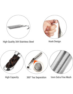 Infusor de Té de Acero Inoxidable Codcaw - 2 Paquetes 2