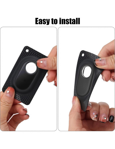 Soportes para Cartera PEUTIER 2 Piezas Silicona Negra