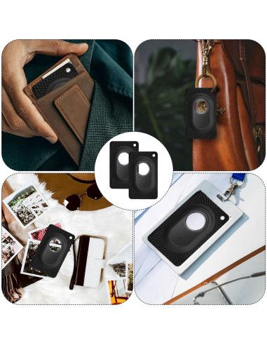 Soportes para Cartera PEUTIER 2 Piezas Silicona Negra