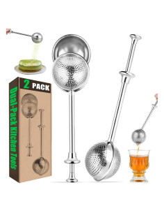 Set Doble de Herramientas de Cocina Hi-YomiLaugh - Colador y Tamiz