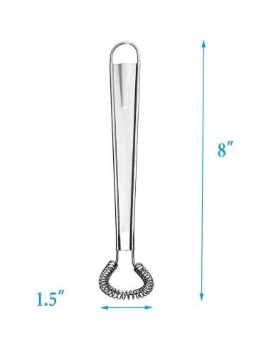 Batidor de Huevo Manual Jizlan de Acero Inoxidable 20 cm
